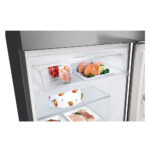 LG GTBV44PYBKD Top Freezer Freestanding Refrigerator 461 Litres Total No Frost ThinQ (Wi-Fi) 185x70cm E Silver