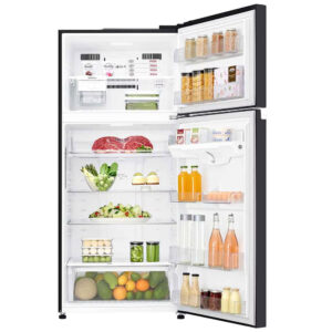 LG GTB744BMBED Top Freezer Freestanding Refrigerator 506 Litres Total No Frost 180x78cm E Black