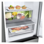 LG GBV3100DPY Bottom Freezer Freestanding Refrigerator 344 Litres Total No Frost 186x60cm D Silver