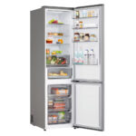 LG GBBSJ21DPY Bottom Freezer Freestanding Refrigerator 375 Litres Total No Frost ThinQ (Wi-Fi) 203x60cm D Silver