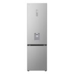LG GBF7272DPY Bottom Freezer Freestanding Refrigerator 386 Litres Total No Frost with Water Dispenser ThinQ (Wi-Fi) 203x60cm D Silver