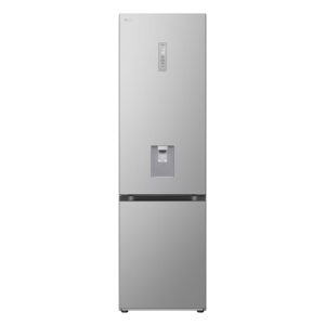 LG GBF7272DPY Bottom Freezer Freestanding Refrigerator 386 Litres Total No Frost with Water Dispenser ThinQ (Wi-Fi) 203x60cm D Silver
