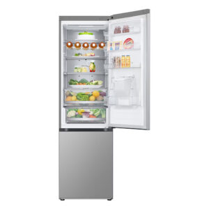 LG GBF7272DPY Bottom Freezer Freestanding Refrigerator 386 Litres Total No Frost with Water Dispenser ThinQ (Wi-Fi) 203x60cm D Silver