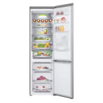 LG GBF7272DPY Bottom Freezer Freestanding Refrigerator 386 Litres Total No Frost with Water Dispenser ThinQ (Wi-Fi) 203x60cm D Silver