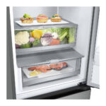 LG GBF7272DPY Bottom Freezer Freestanding Refrigerator 386 Litres Total No Frost with Water Dispenser ThinQ (Wi-Fi) 203x60cm D Silver