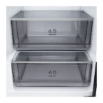 LG GBBSJ21DEP Bottom Freezer Freestanding Refrigerator 375 Litres Total No Frost ThinQ (Wi-Fi) 203x60cm D Dark Grey