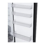 LG GBBSJ21DEP Bottom Freezer Freestanding Refrigerator 375 Litres Total No Frost ThinQ (Wi-Fi) 203x60cm D Dark Grey