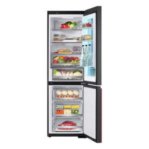 LG GBG719MDNN MoodUP™ Bottom Freezer Freestanding Refrigerator 352 Litres Total No Frost with Instaview™ ThinQ (Wi-Fi) 187x60cm D Satin White