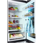 LG GBG719MDNN MoodUP™ Bottom Freezer Freestanding Refrigerator 352 Litres Total No Frost with Instaview™ ThinQ (Wi-Fi) 187x60cm D Satin White
