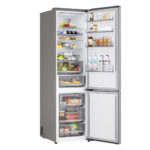 LG GBBS727CPY Bottom Freezer Freestanding Refrigerator 375 Litres Total No Frost ThinQ (Wi-Fi) 203x60cm C Silver