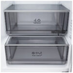 LG GBBS322BPY Bottom Freezer Freestanding Refrigerator 375 Litres Total No Frost ThinQ (Wi-Fi) 203x60cm B Silver