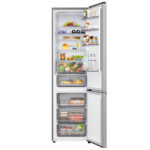 LG GBBS322APY Bottom Freezer Freestanding Refrigerator 375 Litres Total No Frost ThinQ (Wi-Fi) 203x60cm A Silver
