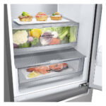 LG GBB92MBB3P Bottom Freezer Freestanding Refrigerator 381 Litres Total No Frost 203x60cm A Silver