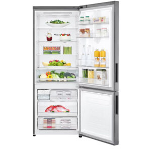 LG GBB566PZHMN Bottom Freezer Freestanding Refrigerator 451 Litres Total No Frost 185x70cm E Silver