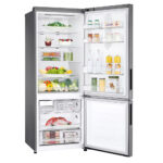 LG GBB566PZHMN Bottom Freezer Freestanding Refrigerator 451 Litres Total No Frost 185x70cm E Silver