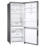 LG GBB566PZHMN Bottom Freezer Freestanding Refrigerator 451 Litres Total No Frost 185x70cm E Silver