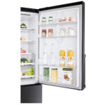 LG GBB569MCAMB Bottom Freezer Freestanding Refrigerator 451 Litres Total No Frost 185x70cm E Dark Grey