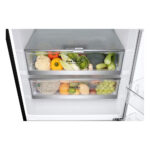 LG GBB569MCAMB Bottom Freezer Freestanding Refrigerator 451 Litres Total No Frost 185x70cm E Dark Grey