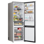 LG GBBW726CMB Bottom Freezer Freestanding Refrigerator 465 Litres Total No Frost ThinQ (Wi-Fi) 203x70cm C Silver