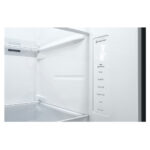 LG GSLV51PZXE Side by Side Freestanding Refrigerator 635 Litres Total No Frost with Water and Ice Dispenser 179x91cm E Silver