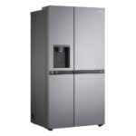 LG GSLV51PZXE Side by Side Freestanding Refrigerator 635 Litres Total No Frost with Water and Ice Dispenser 179x91cm E Silver