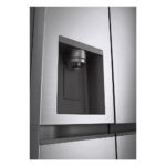 LG GSLV51PZXE Side by Side Freestanding Refrigerator 635 Litres Total No Frost with Water and Ice Dispenser 179x91cm E Silver