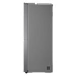 LG GSLV70PZTE Side by Side Freestanding Refrigerator 635 Litres Total No Frost with Water and Ice Dispenser 179x91cm E Silver