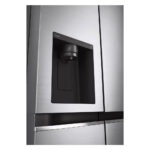 LG GSLV70PZTE Side by Side Freestanding Refrigerator 635 Litres Total No Frost with Water and Ice Dispenser 179x91cm E Silver