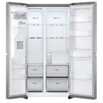 LG GSJV71PZTE Side by Side Door in Door Freestanding Refrigerator 678 Litres Total No Frost with Water and Ice Dispenser 179x91cm E Silver