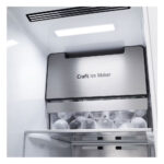 LG GSXV90MCDE Four-Door Wardrobe InstaView Door in Door Freestanding Refrigerator 635 Litres Total No Frost with Water and Ice Dispenser 179x91cm E Dark Grey