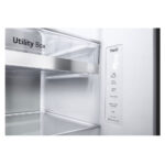 LG GSXV90MCDE Four-Door Wardrobe InstaView Door in Door Freestanding Refrigerator 635 Litres Total No Frost with Water and Ice Dispenser 179x91cm E Dark Grey