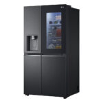 LG GSXV90MCDE Four-Door Wardrobe InstaView Door in Door Freestanding Refrigerator 635 Litres Total No Frost with Water and Ice Dispenser 179x91cm E Dark Grey