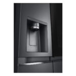 LG GSXV90MCDE Four-Door Wardrobe InstaView Door in Door Freestanding Refrigerator 635 Litres Total No Frost with Water and Ice Dispenser 179x91cm E Dark Grey