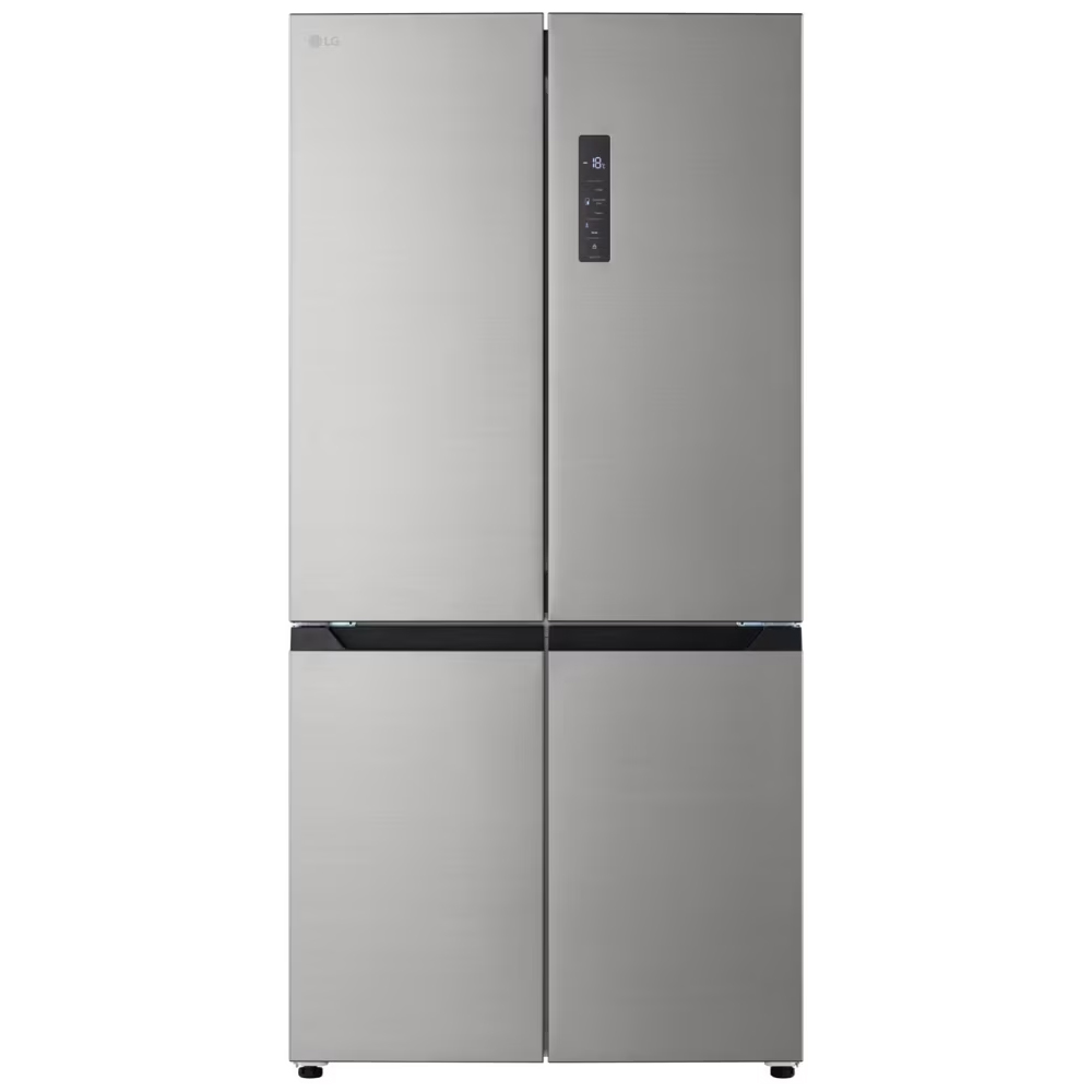 SKU1004296 LG GMM42PYBEH Four-Door Wardrobe Freestanding Refrigerator 600 Litres Total No Frost 190x91cm E Silver
