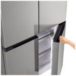 LG GMM42PYBEH Four-Door Wardrobe Freestanding Refrigerator 600 Litres Total No Frost 190x91cm E Silver