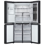LG GMG860EPBE Four-Door Wardrobe Freestanding Refrigerator 508 Litres Total No Frost ThinQ (Wi-Fi) Instaview™ 178x83cm E Dark Grey