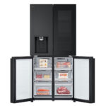 LG GMG860EPBE Four-Door Wardrobe Freestanding Refrigerator 508 Litres Total No Frost ThinQ (Wi-Fi) Instaview™ 178x83cm E Dark Grey
