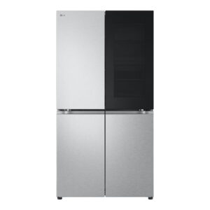 LG GMV960MBDE Four-Door Wardrobe Freestanding Refrigerator 666 Litres Total No Frost ThinQ (Wi-Fi) Instaview™ 179x91cm E Silver
