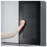LG GMV960MBDE Four-Door Wardrobe Freestanding Refrigerator 666 Litres Total No Frost ThinQ (Wi-Fi) Instaview™ 179x91cm E Silver