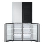 LG GMV960MBDE Four-Door Wardrobe Freestanding Refrigerator 666 Litres Total No Frost ThinQ (Wi-Fi) Instaview™ 179x91cm E Silver