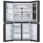 LG GMG960EVEE Four-Door Wardrobe Freestanding Refrigerator 666 Litres Total No Frost ThinQ (Wi-Fi) Instaview™ 179x91cm E Dark Grey