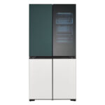 LG GMV960NNME MoodUP™ Four-Door Wardrobe Freestanding Refrigerator 617 Litres Total No Frost ThinQ (Wi-Fi) Instaview™ 186x91cm E Satin White
