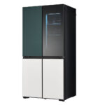 LG GMV960NNME MoodUP™ Four-Door Wardrobe Freestanding Refrigerator 617 Litres Total No Frost ThinQ (Wi-Fi) Instaview™ 186x91cm E Satin White