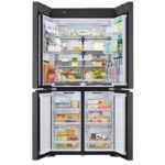 LG GMV960NNME MoodUP™ Four-Door Wardrobe Freestanding Refrigerator 617 Litres Total No Frost ThinQ (Wi-Fi) Instaview™ 186x91cm E Satin White