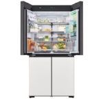 LG GMV960NNME MoodUP™ Four-Door Wardrobe Freestanding Refrigerator 617 Litres Total No Frost ThinQ (Wi-Fi) Instaview™ 186x91cm E Satin White