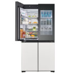 LG GMV960NNME MoodUP™ Four-Door Wardrobe Freestanding Refrigerator 617 Litres Total No Frost ThinQ (Wi-Fi) Instaview™ 186x91cm E Satin White