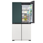 LG GMV960NNME MoodUP™ Four-Door Wardrobe Freestanding Refrigerator 617 Litres Total No Frost ThinQ (Wi-Fi) Instaview™ 186x91cm E Satin White