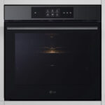 LG WSED7665B Single Oven with Pyrolytic Cleaning System, InstaView™, Air Fry, Steam Assist, ThinQ (Wi-Fi) 76 Litres 60cm A++ Black