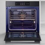 LG WSED7665B Single Oven with Pyrolytic Cleaning System, InstaView™, Air Fry, Steam Assist, ThinQ (Wi-Fi) 76 Litres 60cm A++ Black