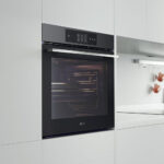 LG WSED7665B Single Oven with Pyrolytic Cleaning System, InstaView™, Air Fry, Steam Assist, ThinQ (Wi-Fi) 76 Litres 60cm A++ Black